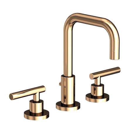 Newport Brass Widespread Lavatory Faucet in French Gold (Pvd) 1400L-24A